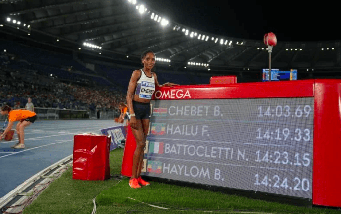 Kenyan athlete Beatrice Chebet