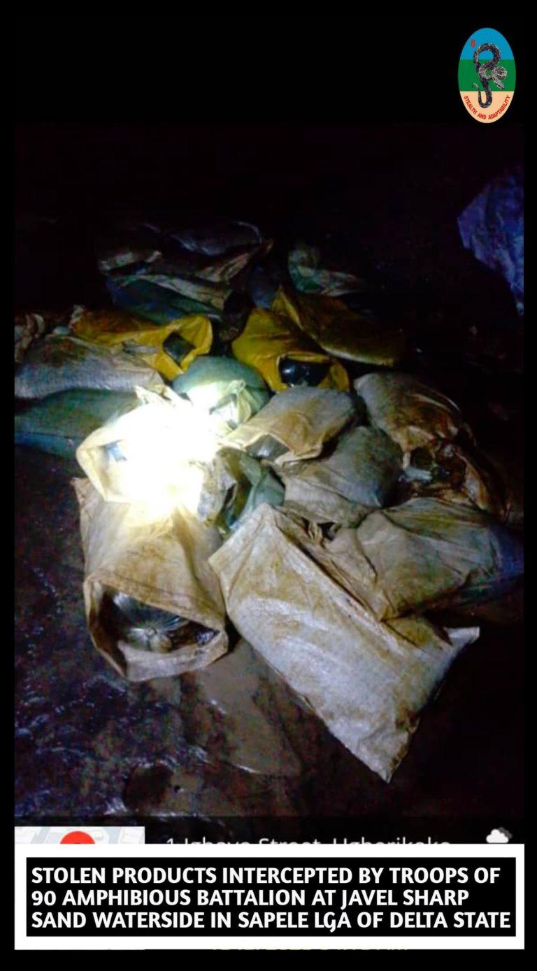 Troops Arrest Criminals, Confiscate Over 350,000 Litres Stolen Petrol 