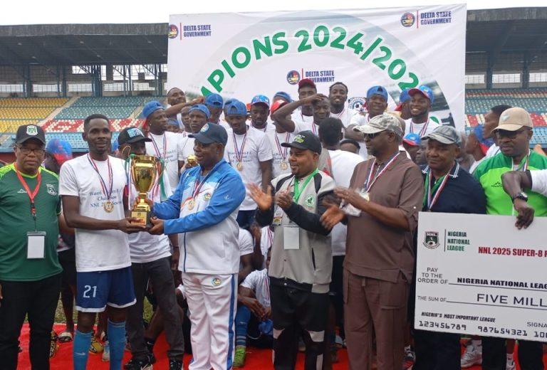 Warri Wolves Win NNL Super Eight Title