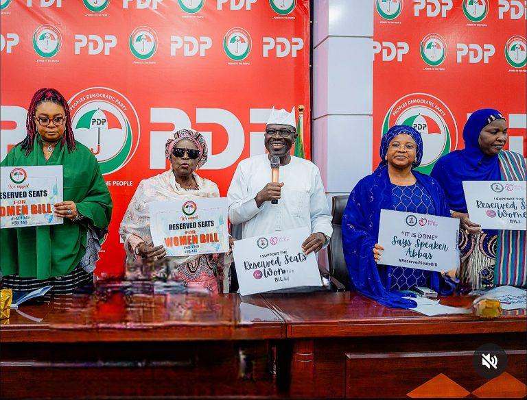 PDP Endorses Reserved Seats Bill for Women