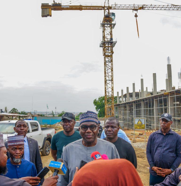 Kwara Governor Inspects Oluremi Tinubu Hospital Project