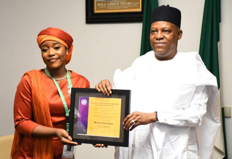 Nigeria Pledges to Support UN Global Advocate for Peace