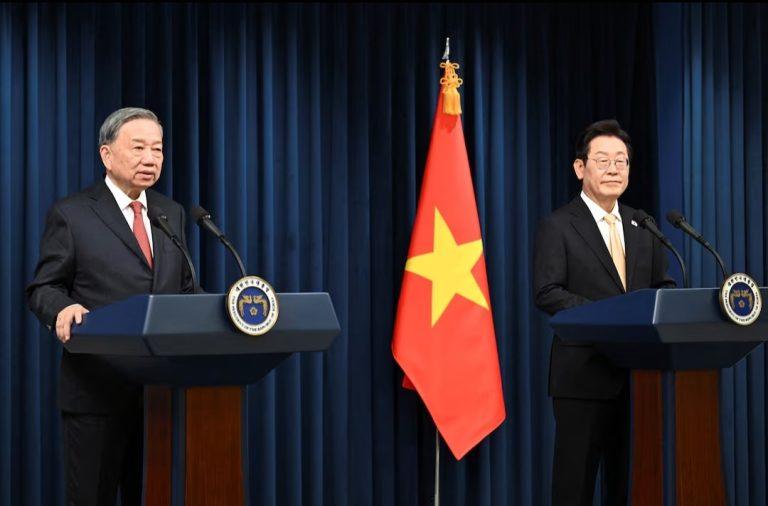 South Korea, Vietnam Leaders Affirm Closer Ties Amid U.S. Tariffs