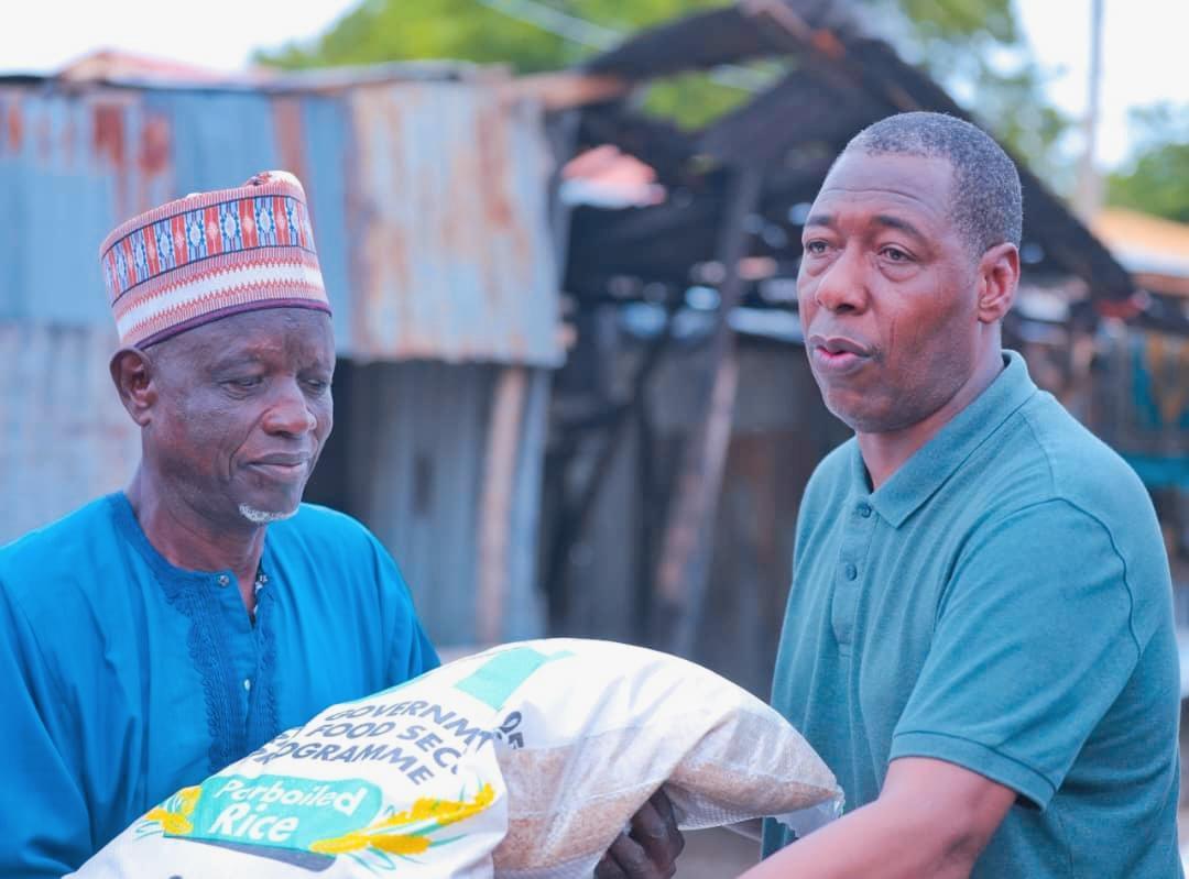 Governor Zulum at the forefront of Humanitarian work, at some of the remote areas in Borno State