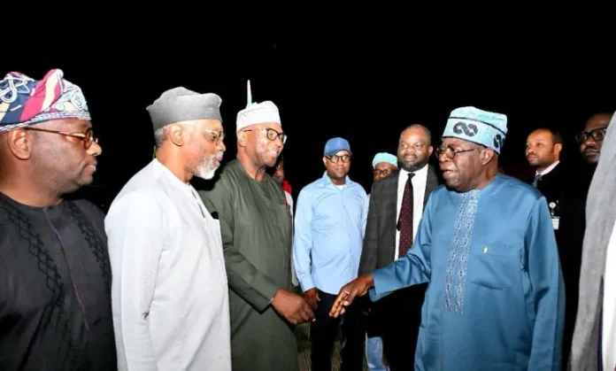 tinubu returns from brazil