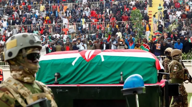 Thousands Attend State Funeral Of Former Kenyan Prime Minister Odinga