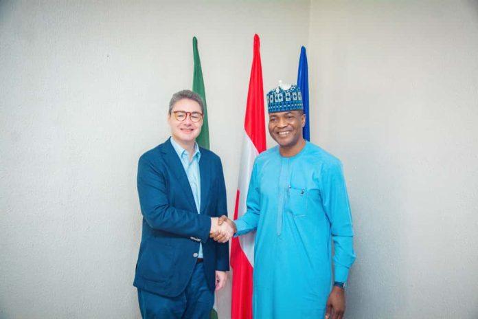 DG VON with Austrian Ambassador to Nigeria