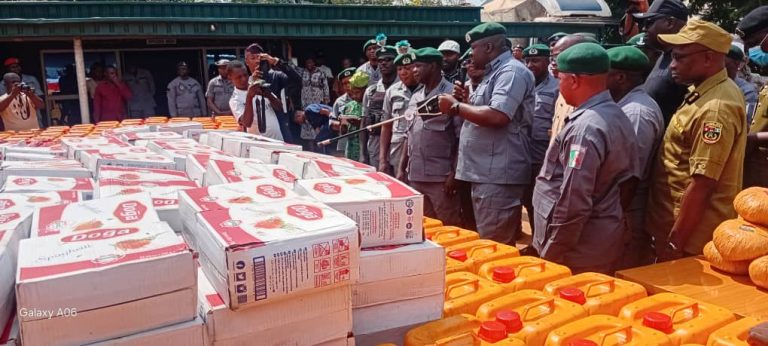 Nigeria Customs Foil Drug and Food Smuggling Operations