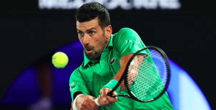 Serbian tennis star Novak Djokovic