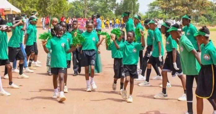 Annual Inter House Sports Competition of the Our Unique Children Model Academy, at the Moshood Abiola National Stadium in Abuja, Nigeria. Annual Inter House Sports Competition of the Our Unique Children Model Academy, at the Moshood Abiola National Stadium in Abuja, Nigeria.