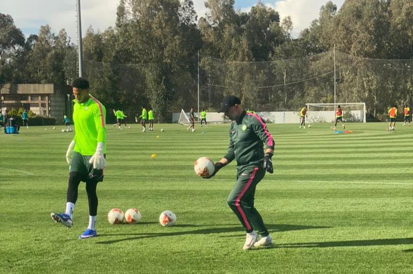 The Super Eagles of Nigeria in trainiing ahead of International Friendly matches in Antalya, Turkey.