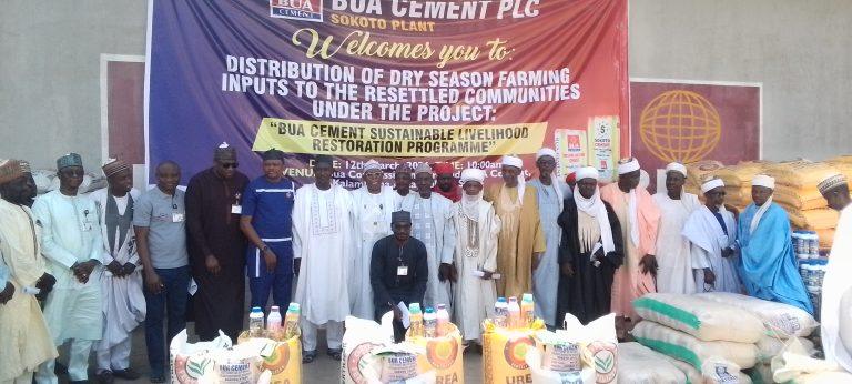 BUA Cement Provides Inputs to 300 Sokoto Farmers