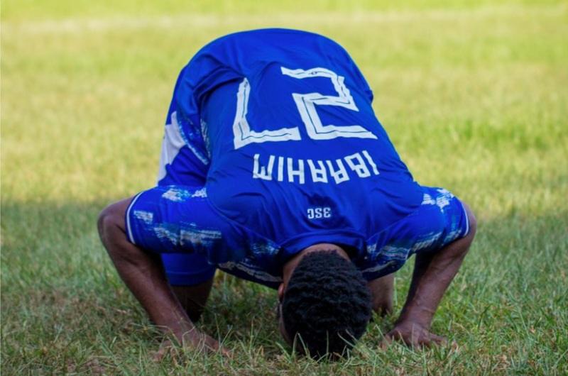 Shooting Stars' Sodiq Ibrahim celebrates goal