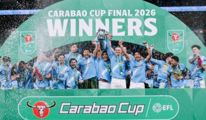 Manchester City Beats Arsenal, Claims Carabao Cup Title.