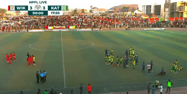 Nigeria Premier Football League (NPFL) match between Wikki Tourist and Katsina United FC, at the Abubakar Tafawa Balewa Stadium, (ATBS) Bauchi