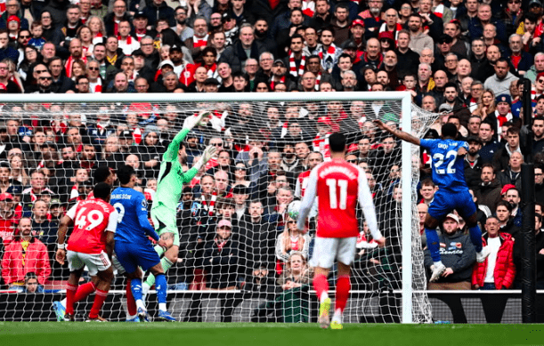 Bournemouth's Eli Junior Kroup scores goal.