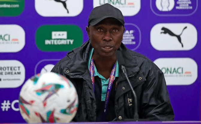 Falconets Head Coach, Moses Aduku.