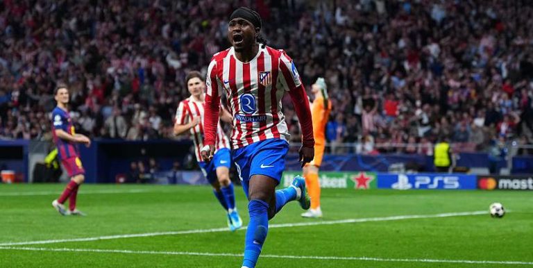 Lookman’s Strike Sends Atletico Madrid Into Champions League Semis