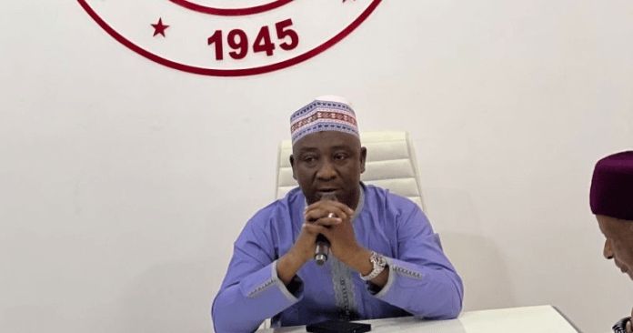 The President of the Nigeria Football Federation, Ibrahim Musa Gusau