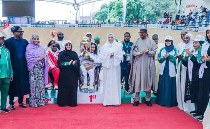 The closing ceremony of the 3rd National Para Games, at the Moshood Abiola National Stadium in Abuja, Nigeria.