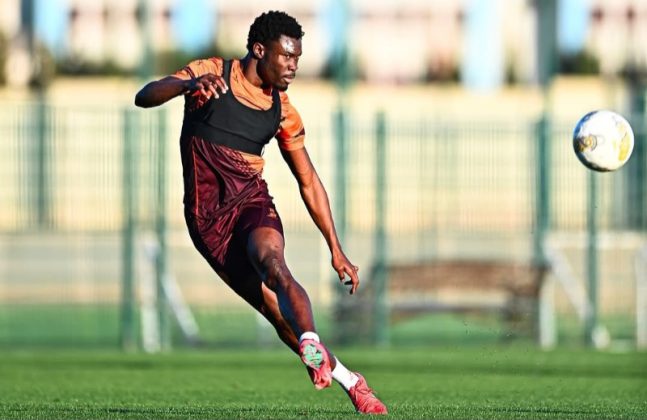 RS Berkane players in training.