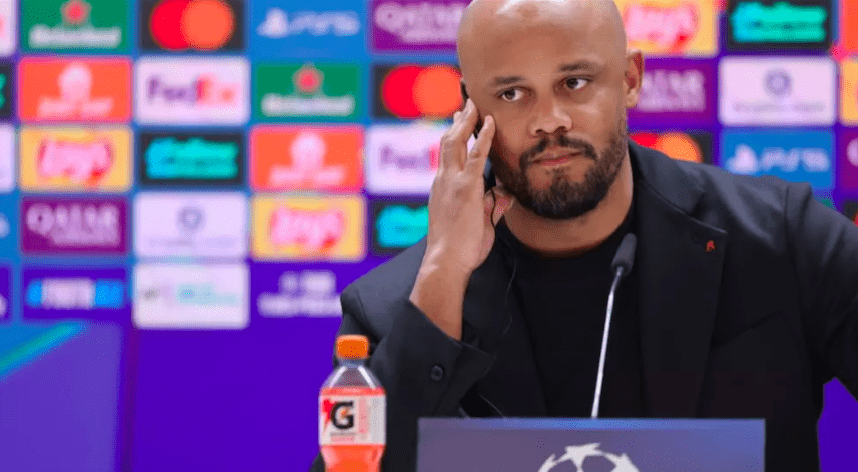 Bayern Munich manager, Vincent Kompany.