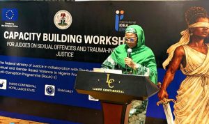 Senior Programme Manager at International Institute for Democracy and Electoral Assistance (International IDEA), Dr. Mufuliat Fijabi,