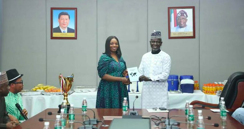 Embassy Honours Victorious Nigerian Football Team In Beijing
