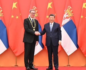 Xi awarded Vucic the Friendship Medal, China’s highest honour for foreign nationals
