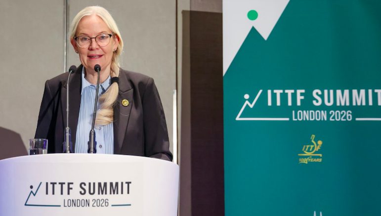 ITTF President, Petra Sörling.