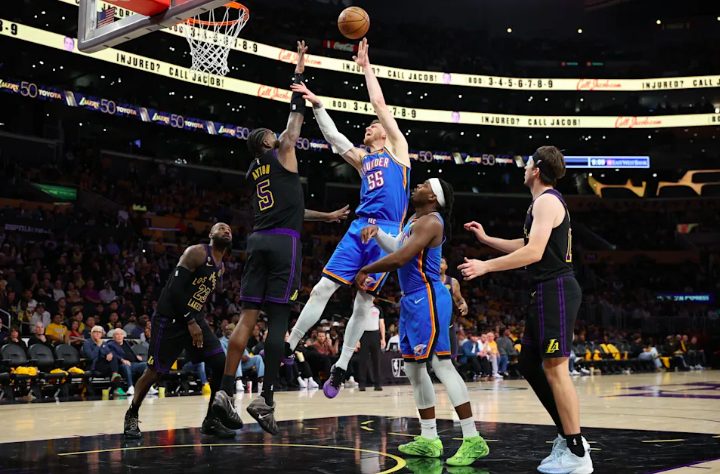 NBA Thunder Sweeps Lakers In Potential LeBron Finale