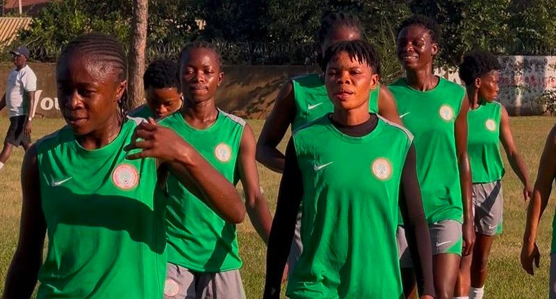The Falconets in training.