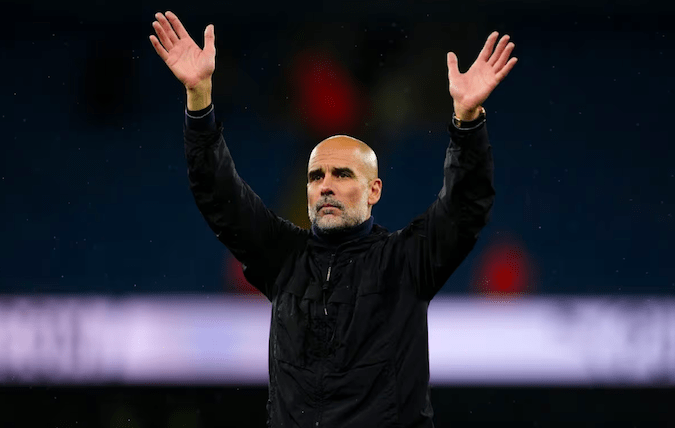 Manchester City manager, Pep Guardiola.