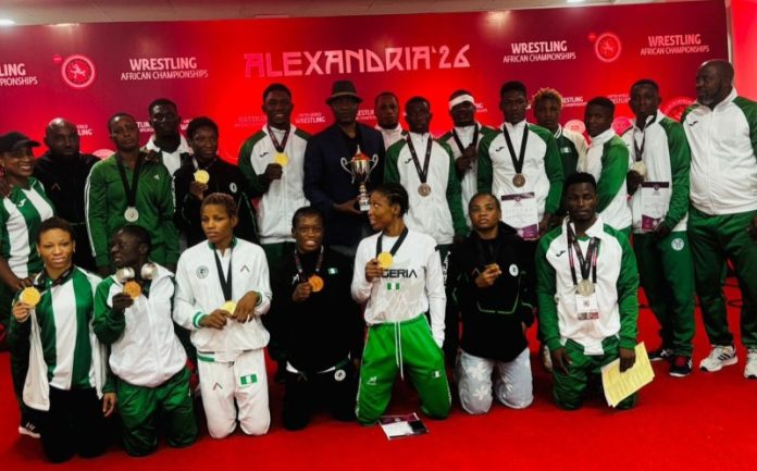 Team Nigeria Secures 15 Medals At African Wrestling Championships