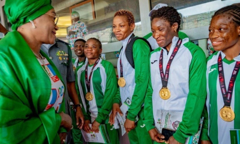 Nigeria Hosts Historic Wrestling Team At MKO Abiola Stadium