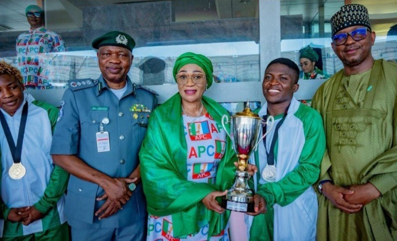 Nigeria Hosts Historic Wrestling Team At MKO Abiola Stadium