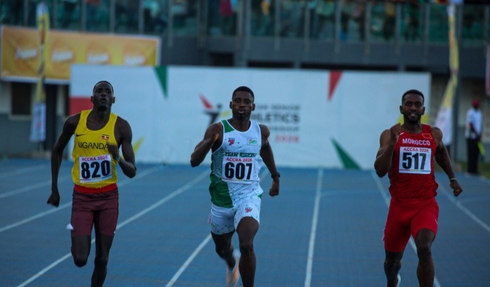 Team Nigeria's Samson Nathaniel.