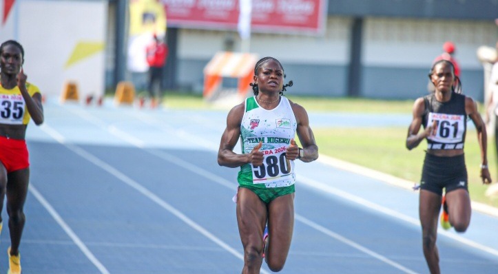 Team Nigeria's Rosemary Chukwuma.