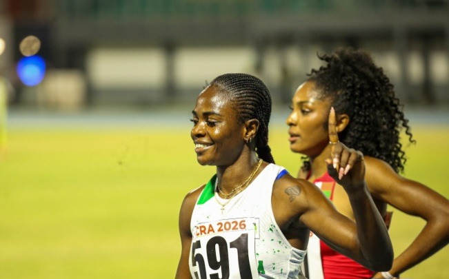 World Record holder, Tobi Amusan of Nigeria.