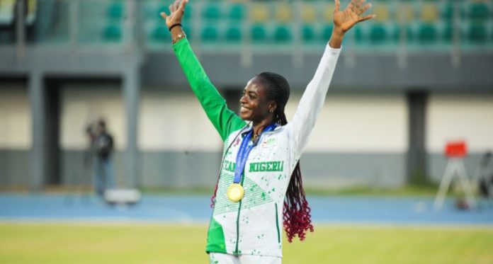 World Record holder, Tobi Amusan, claims Gold at the African Athletics Championships in Ghana.