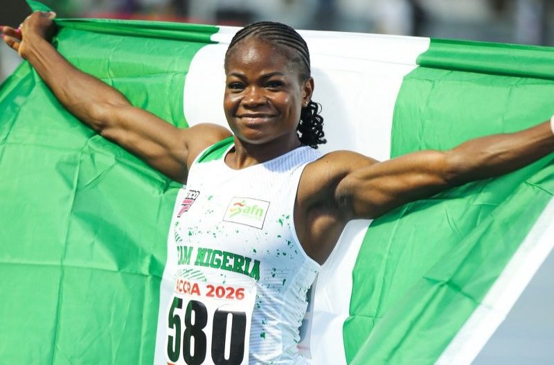 Team Nigeria's Rosemary Chukwuma.