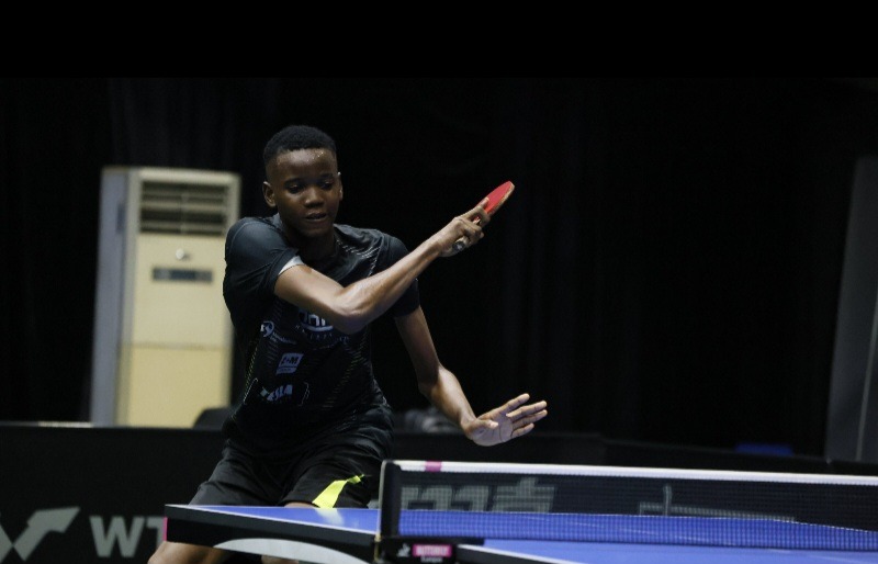 Nigerian table tennis star, Sultan Agunbiade.