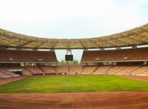 The Moshood Abiola National Stadium in Abuja, Nigeria.