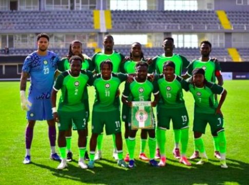 The Super Eagles of Nigeria.