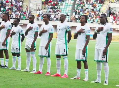 The Super Eagles of Nigeria.