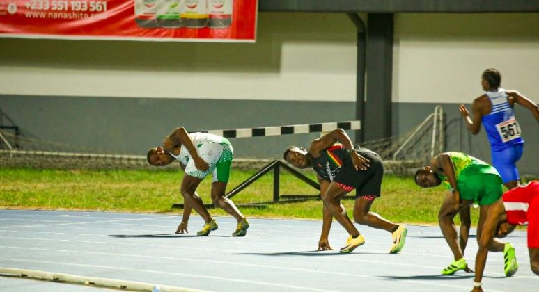 Nigeria&rsquo;s men&rsquo;s 4x100m team.