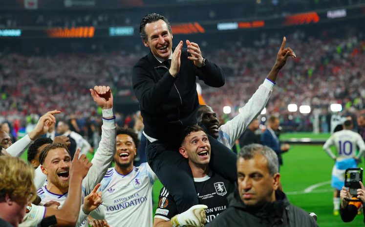 Aston Villa manager, Unai Emery.