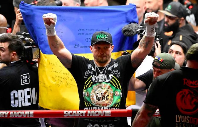 Ukraine’s Oleksandr Usyk.