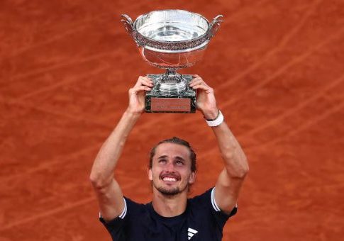 German star Alexander Zverev lifts French Open title.