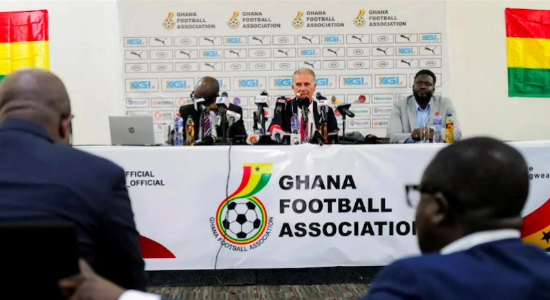 Black Stars of Ghana head coach, Carlos Queiroz.